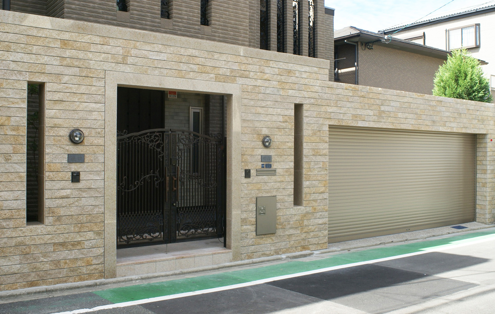 石の門構え